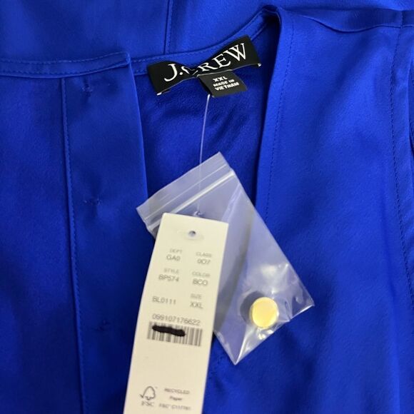J. Crew Sleeveless shell top in everyday crepe NWT Size XXL - Picture 9 of 9